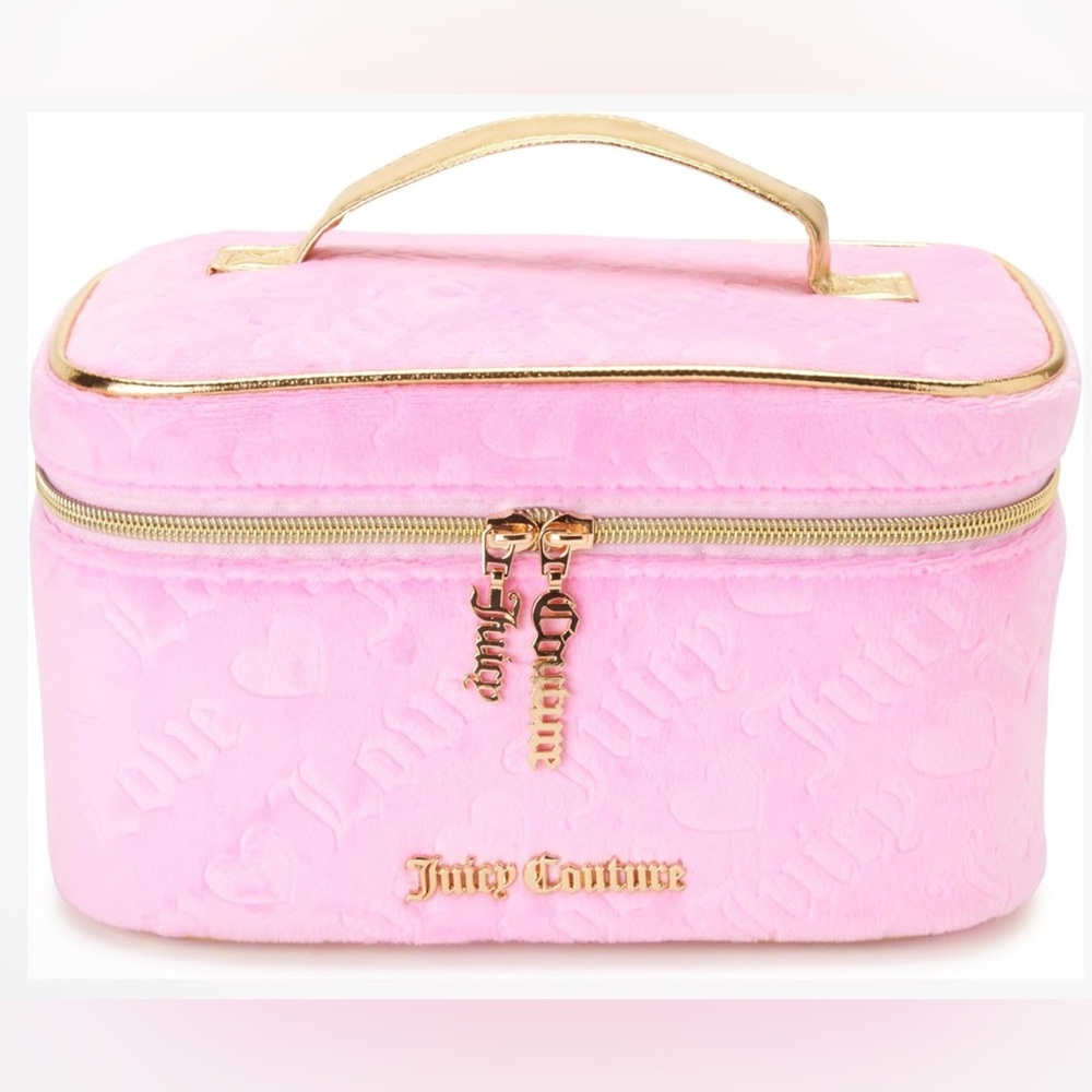 Juicy Couture Pink and Gold Vanity Case